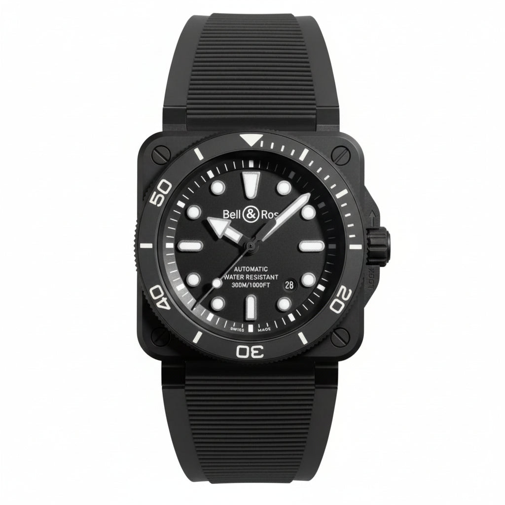 BELL & ROSS BR 03 DIVER – BLACK CERAMIC INSTRUMENT
