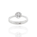 Brillant-Ring „Diamond Flower“ – 590er Weißgold mit 0,34 ct