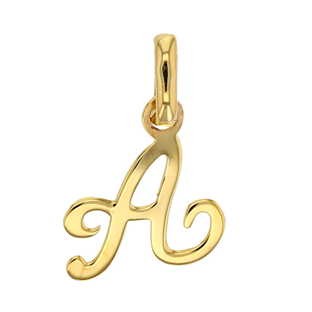 Buchstabenanhänger „Signature Initial“ – 750er Gelbgold (A–Z)