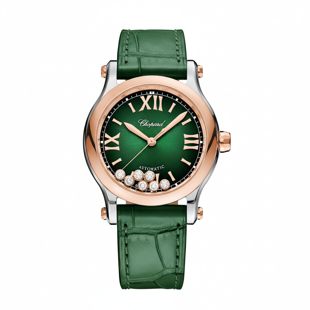 CHOPARD HAPPY SPORT AUTOMATIC – EMERALD BI-COLOR