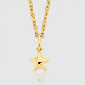 Collier „Little Star“ – 585er Gelbgold mit diamantierter Kette