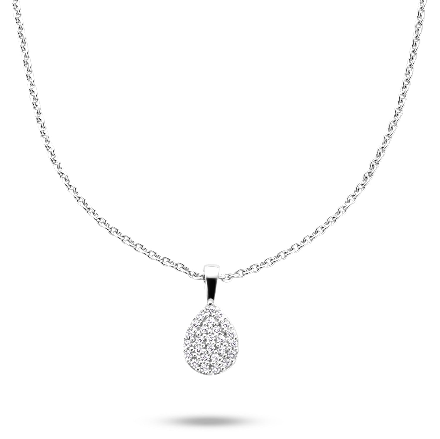 Collier „Crystal Drop“ – aus 925 Sterling Silber