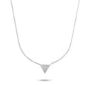 Collier „Crystal Triangle“ – aus 925 Sterling Silber