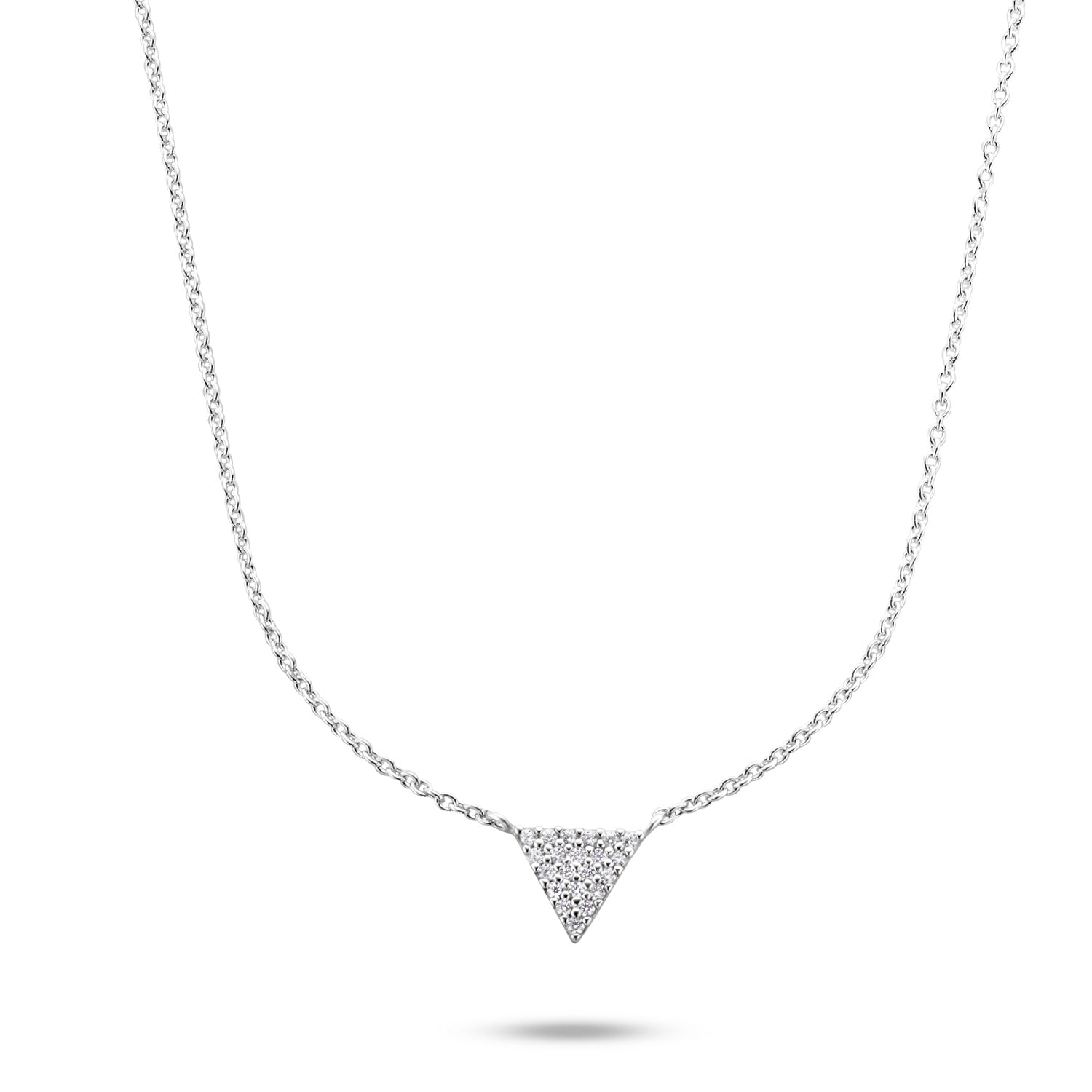 Collier „Crystal Triangle“ – aus 925 Sterling Silber