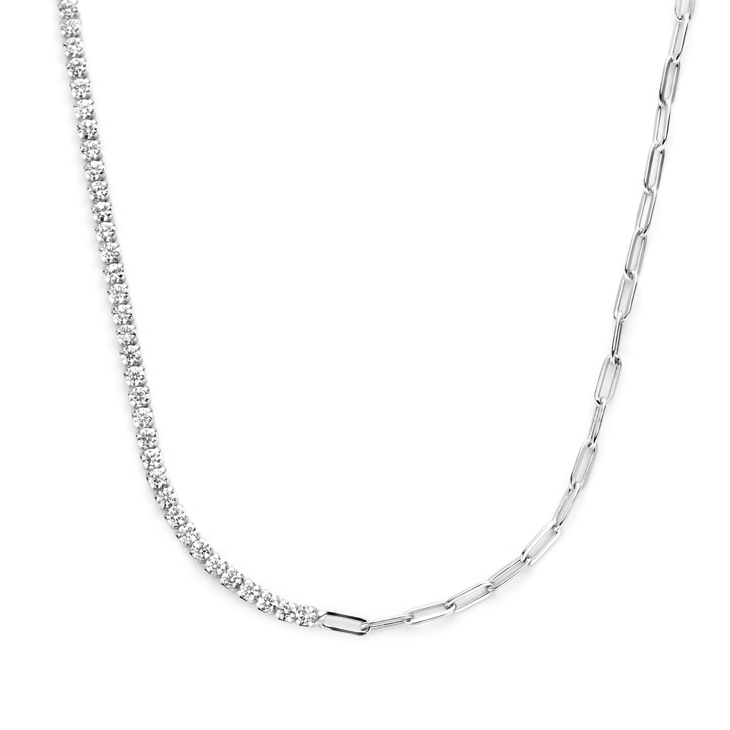 Collier „Duality Sparkle“ – aus 925 Silber