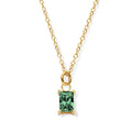 Collier „Emerald Glow“ – aus 925 Sterling Silber