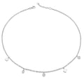 Collier „Geometric Quintet“ – aus 925 Sterling Silber