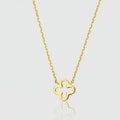 Collier „Golden Clover“ – 585er Gelbgold (14Kt)