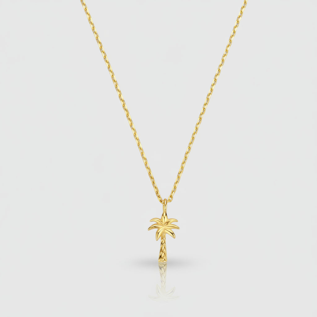 Collier „Golden Palm – 585er Gelbgold (14Kt)