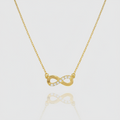 Collier „Infinite Brilliance“ – 18k Gelbgold mit Zirkonia
