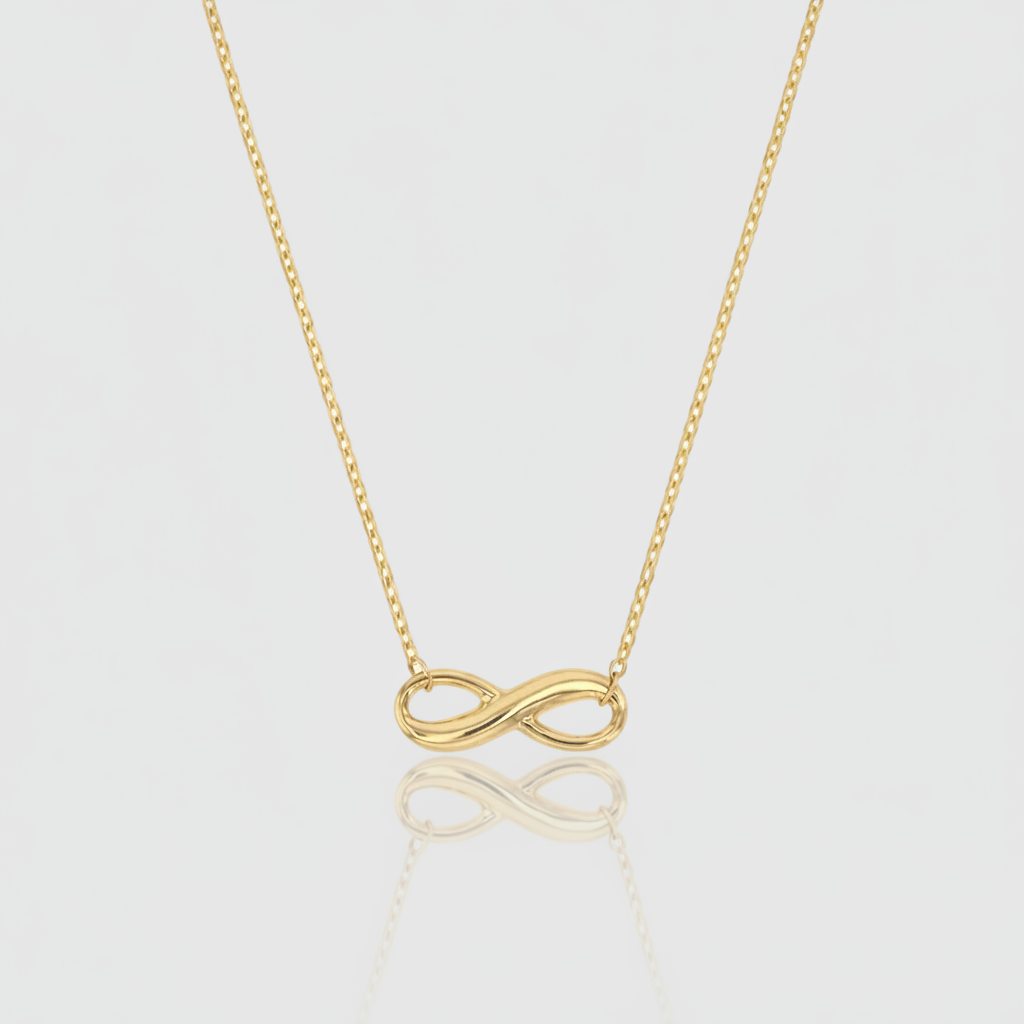 Collier „Infinite Pure“ – 375er Gelbgold (Infinity)