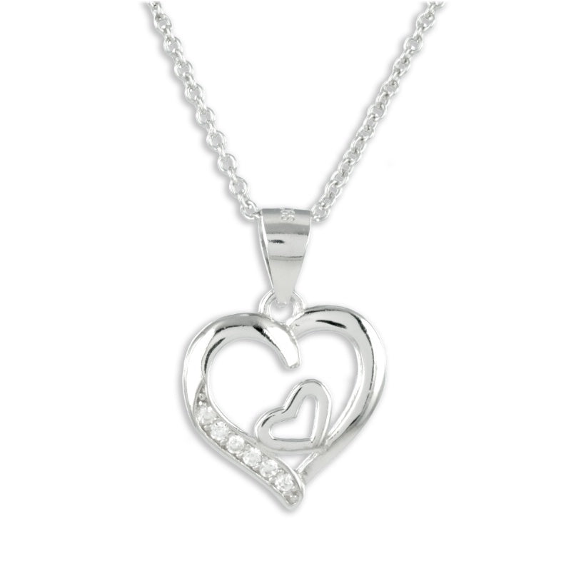 Collier „Inseparable Hearts“ – aus 925 Sterling Silber