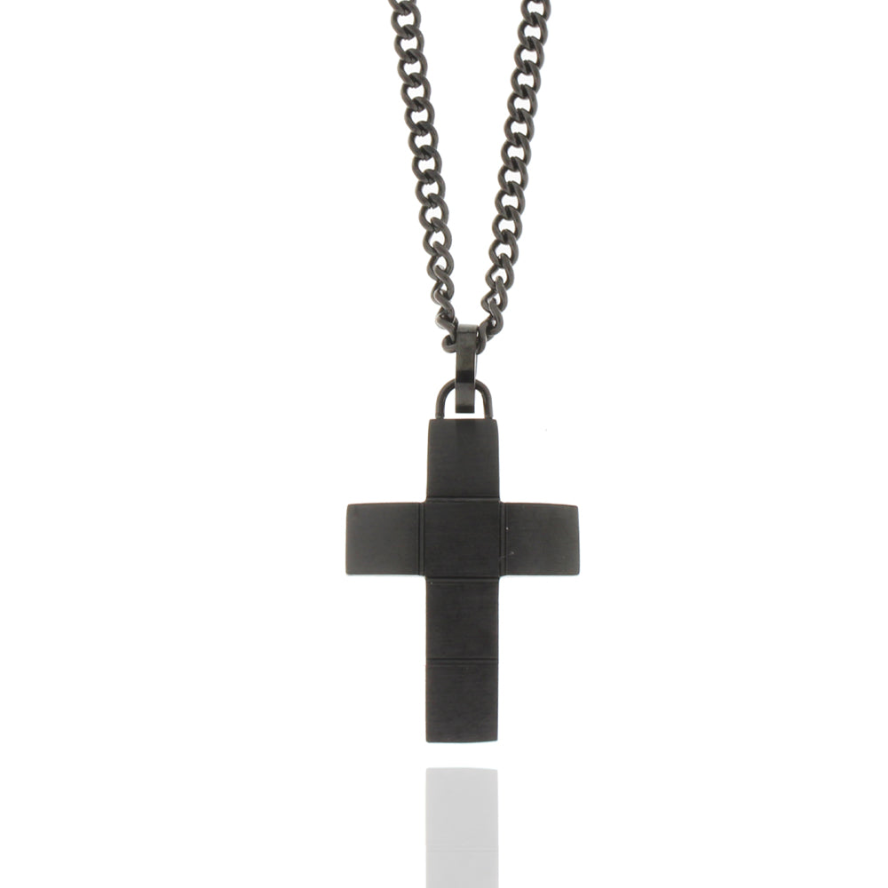 Collier „Iron Cubic Cross“