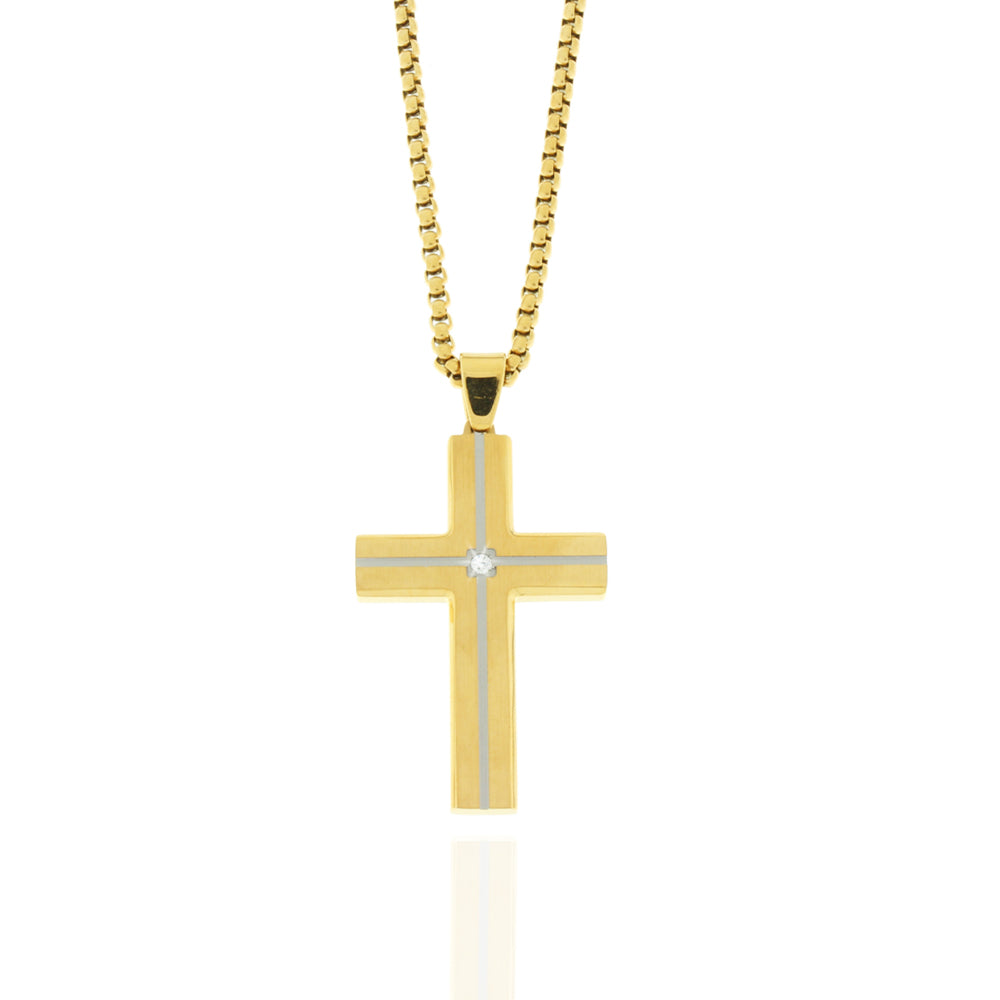 Collier „Iron Golden Axis“