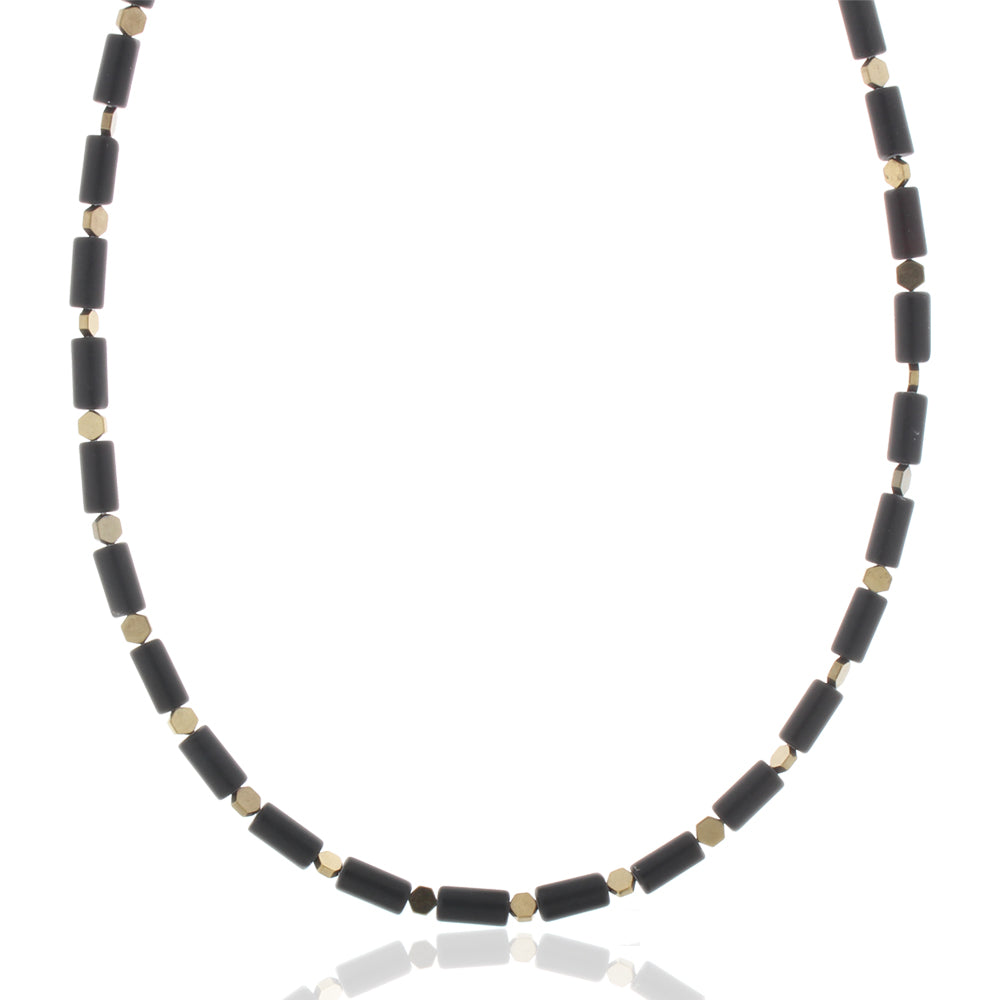 Collier „Iron Onyx Gold“