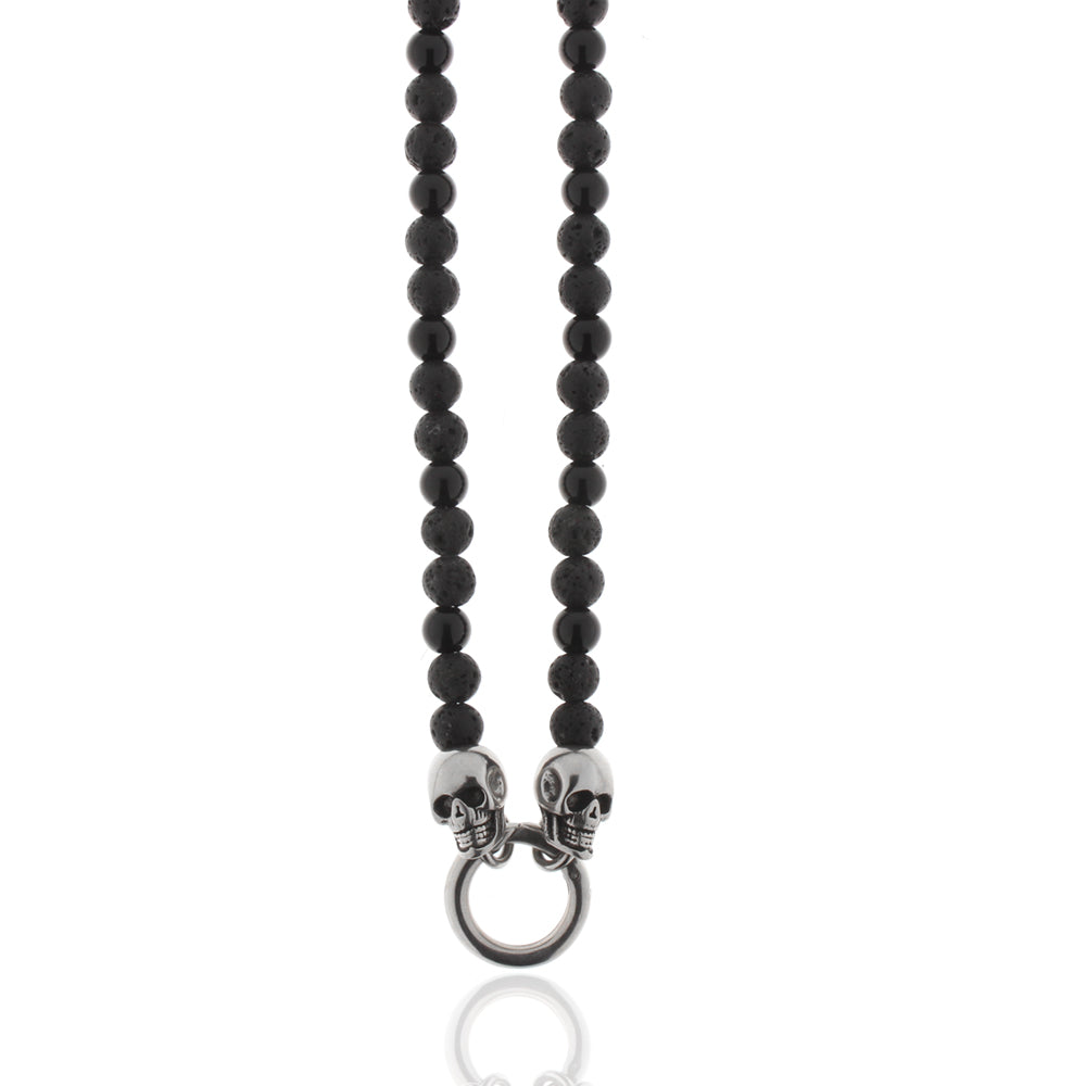 Collier „Iron Skull Ring“