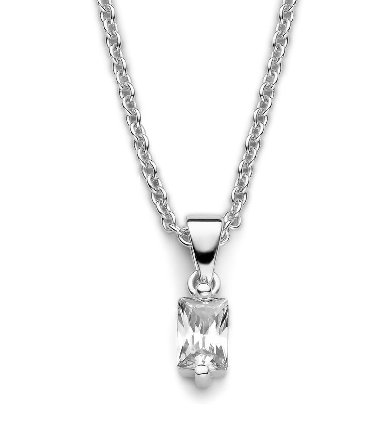 Collier „Linear Brilliance“ – aus 925 Sterling Silber