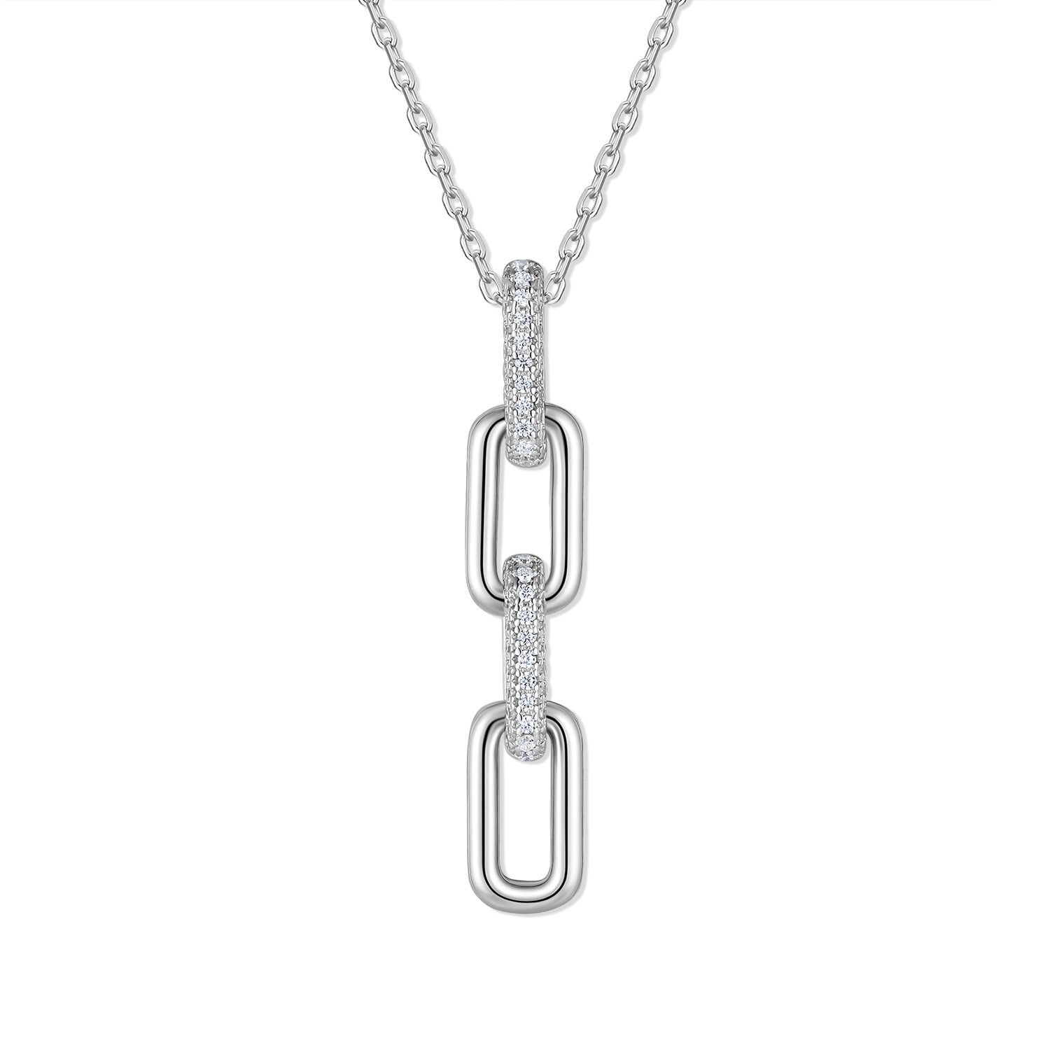 Collier „Linear Lunar“ – aus 925 Silber