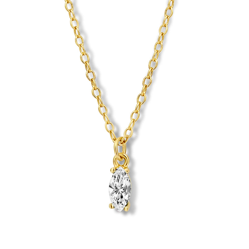 Collier „Marquise Eye“ – aus 925 Sterling Silber