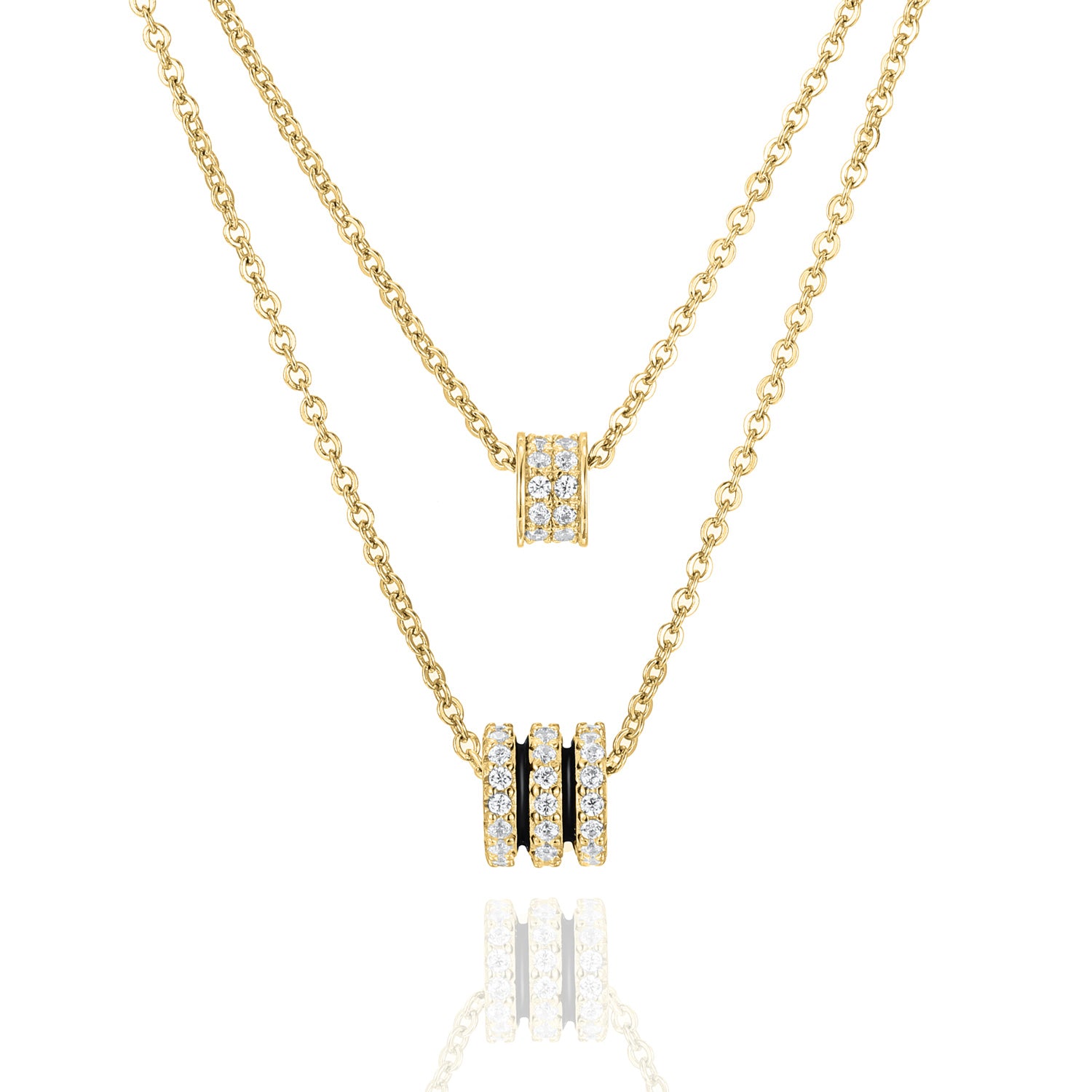 Collier „Midnight Duo“ – 925 Silber