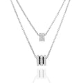 Collier „Midnight Silver“ – aus 925 Silber
