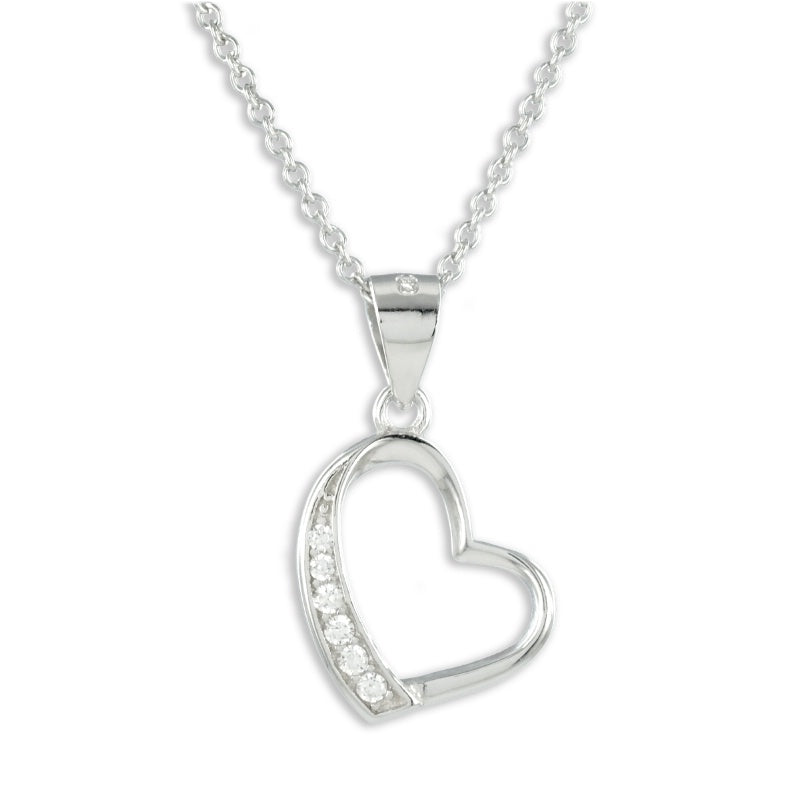 Collier „Modern Pavé“ – aus 925 Sterling Silber