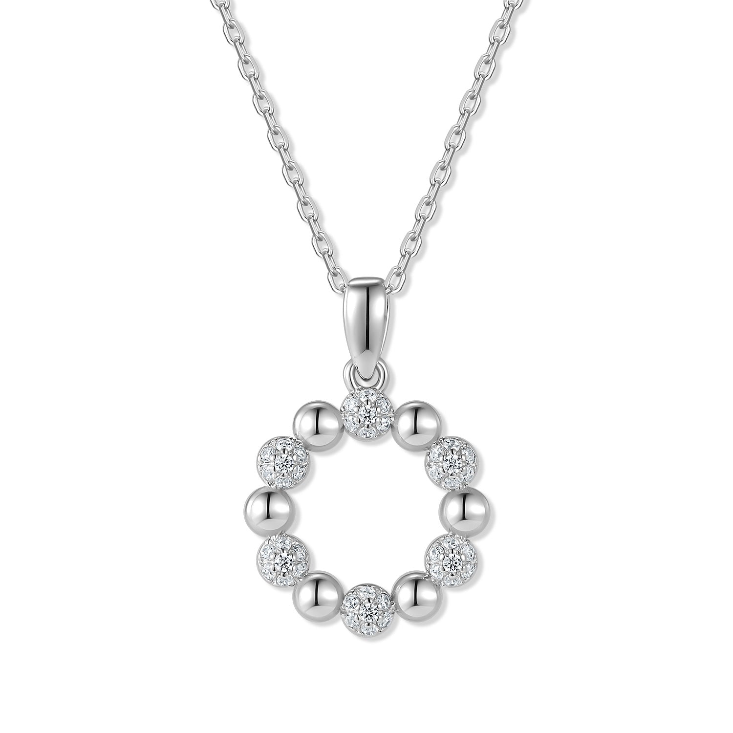 Collier „Orbital Glow“ – aus 925 Sterling Silber
