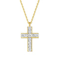 Collier „Prismatic Cross“ – aus 925 Sterling Silber