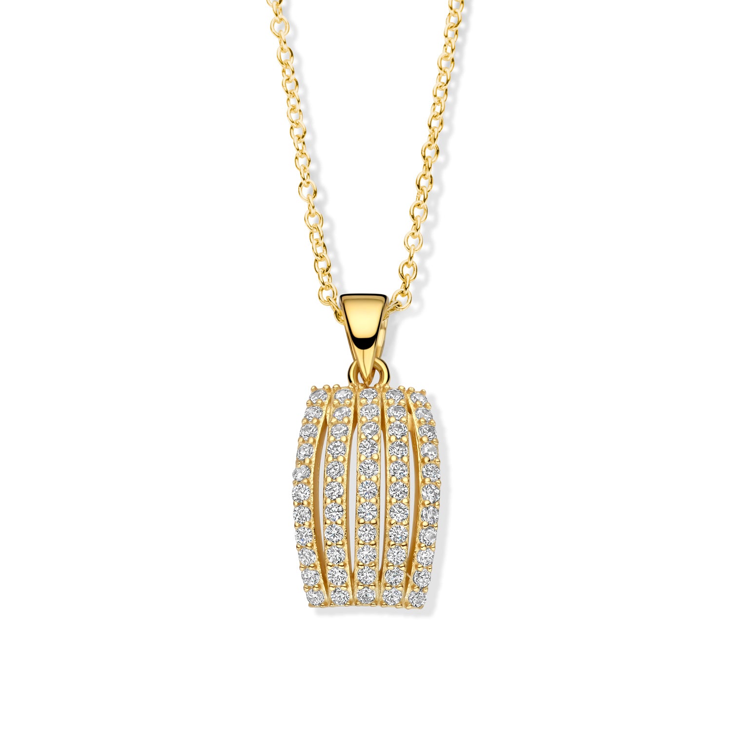 Collier „Quintessence Glow“ –  aus 925 Silber