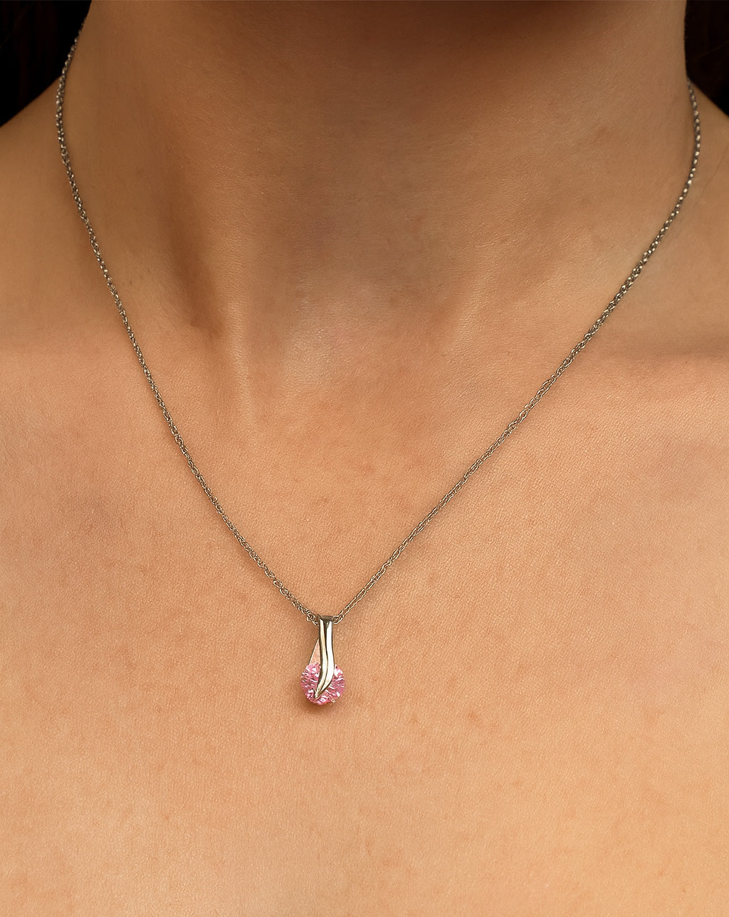 Collier „Rosé Embrace“ – aus 925 Sterling Silber