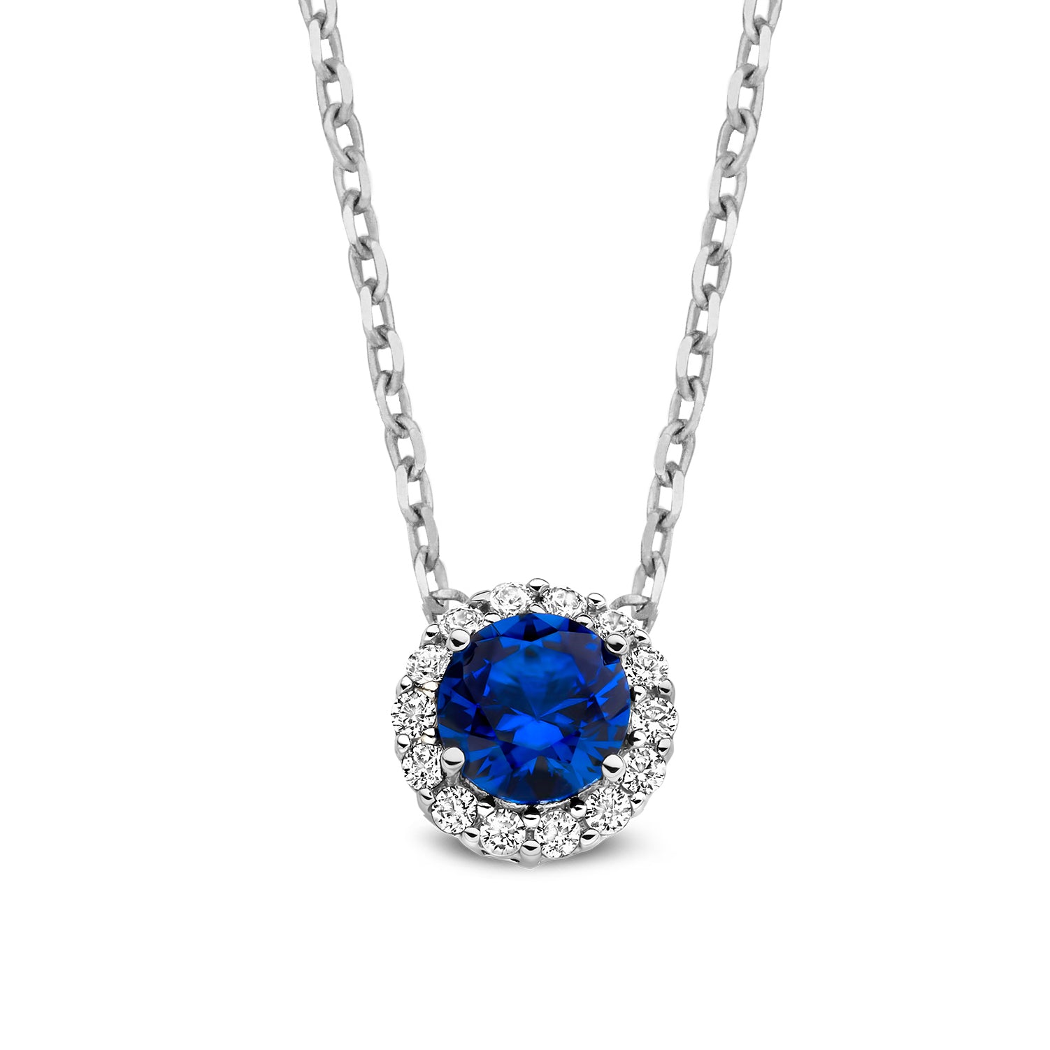 Collier „Royal Blue“ – aus 925 Sterling Silber