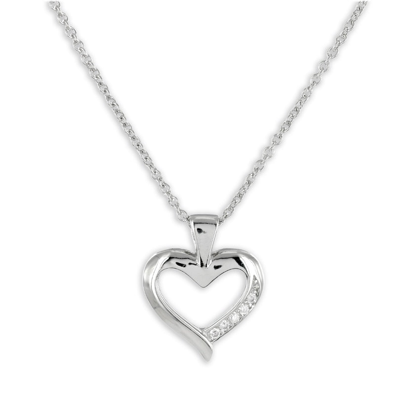 Collier „Silhouette Radiance“ –  aus 925 Sterling Silber