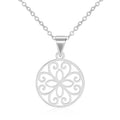 Collier „Silver Mandala“ – aus 925 Sterling Silber