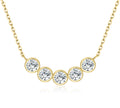 Collier „Sparkling Smile“ – aus 925 Silber vergoldet