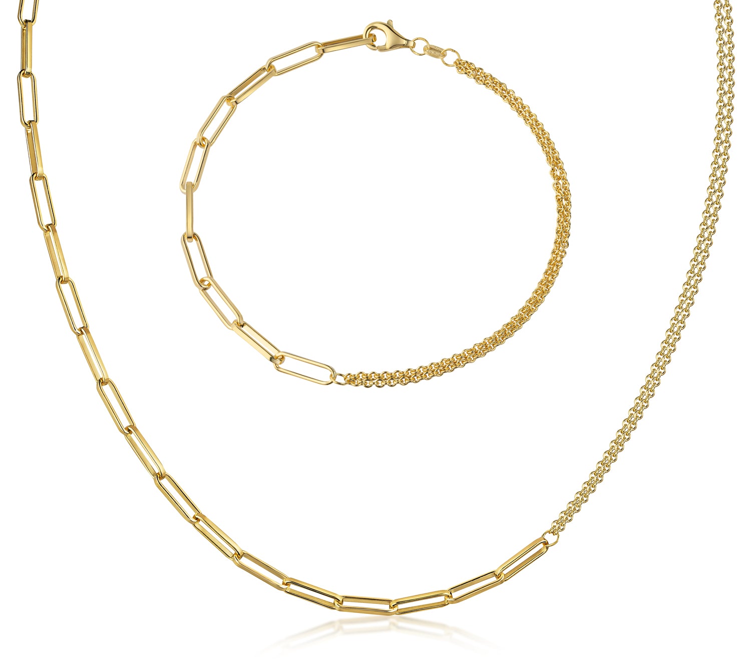 Collier „Switch-Chain“ – aus 925 Sterling Silber