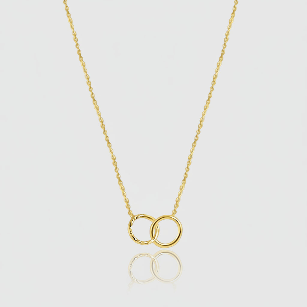 Collier „Twisted Connection“– 585er Gelbgold (14Kt)