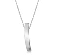 Collier „Vertical Arc“ – aus 925 Sterling Silber