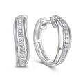 Creolen „Arctic Flow“ – aus rhodiniertem 925er Sterling Silber