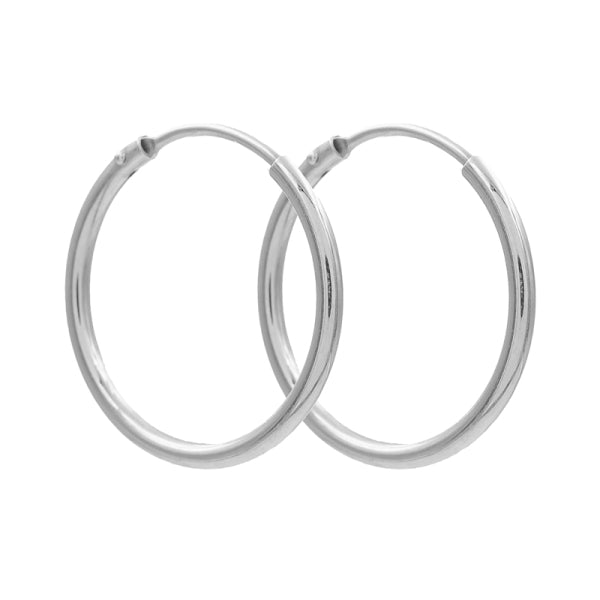 Creolen „Arctic Minimalist“ – aus hochglanzpoliertem 925er Sterling Silber
