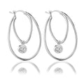 Creolen „Arctic Orbit“ – aus rhodiniertem 925er Sterling Silber