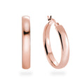 Creolen „Lunar Rose“ – Rosévergoldetes 925er Sterling Silber