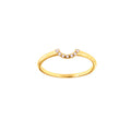 Diamant-Ring „Celestial Curve“ – 18k Gelbgold