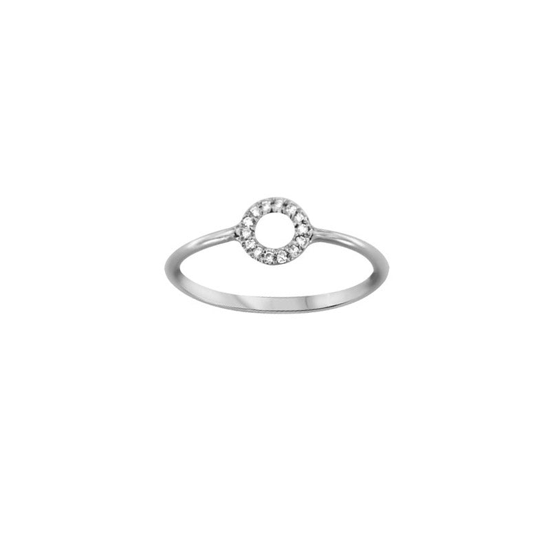 Diamant-Ring „Karma Glow“ – 18k Weißgold