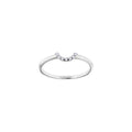 Diamant-Ring „Lunar Curve“ – 18k Weißgold