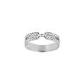 Diamant-Ring „Modern Parallel“ – 18k Weißgold