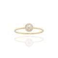 Diamant-Ring „Petite Blossom“ – 14k Gelbgold mit 0,15 ct Brillanten