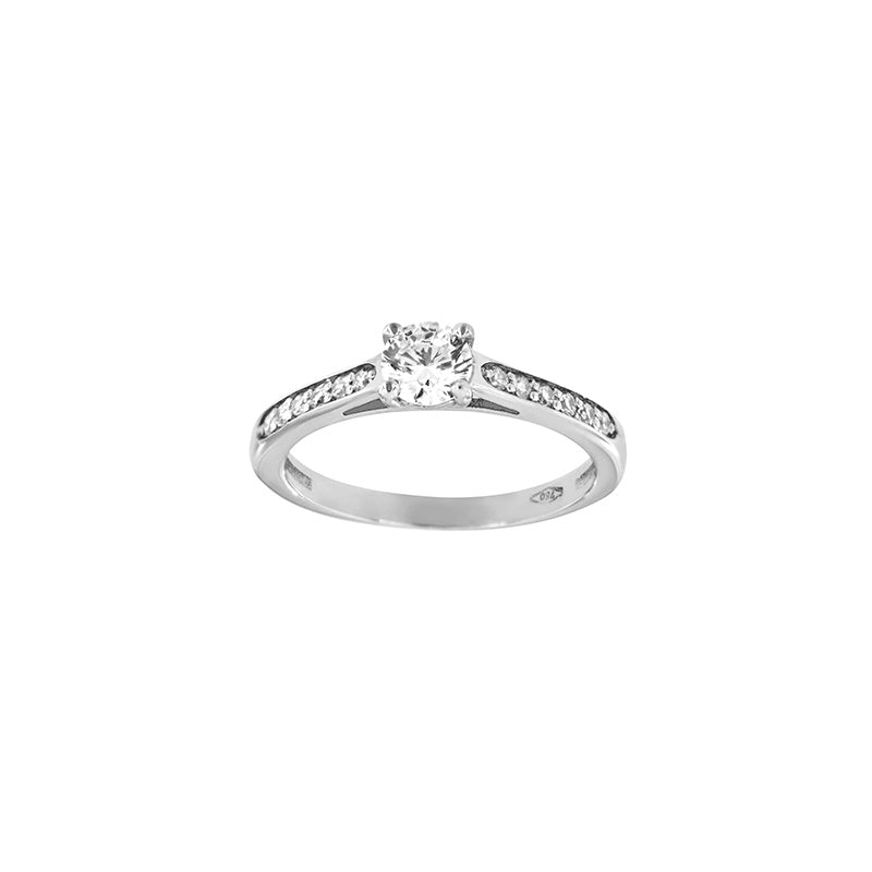 Diamant-Ring „Pure Frost“ – 18k Weißgold
