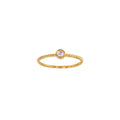 Diamant-Ring „Sphere Solitaire“ – 18k Gelbgold