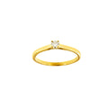 Diamant-Solitär „Pure Radiance“ – 18k Gelbgold