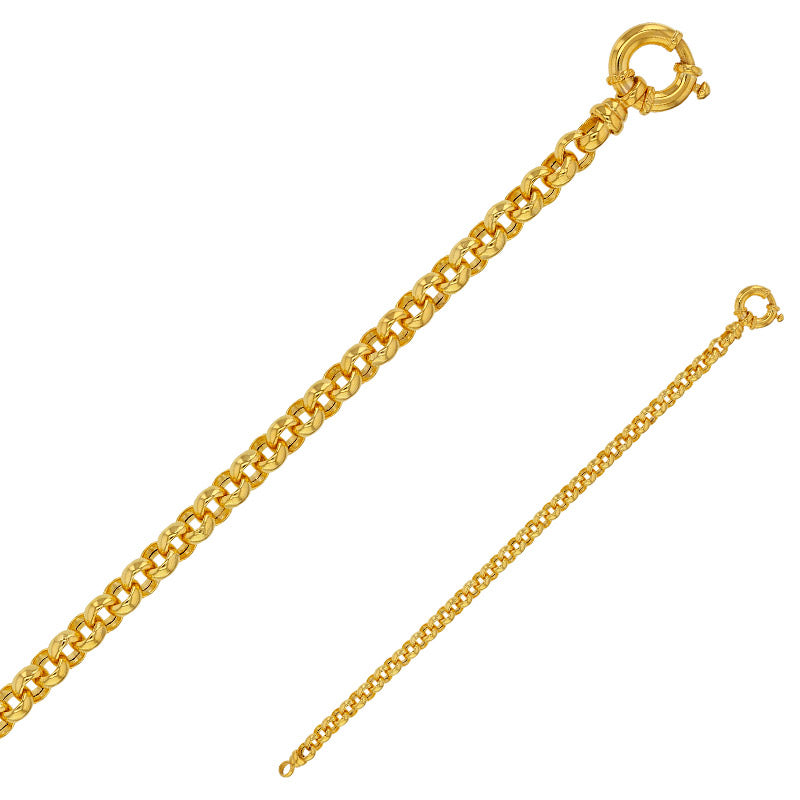 Erbskette „Bold Orbit“ – Armband in 375er Gold